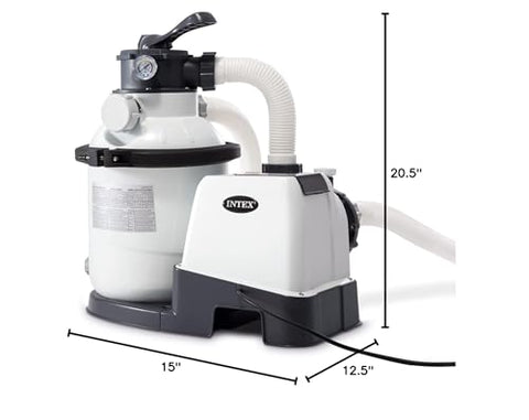 Intex SX1500 hydroaeration technology close-up highlighting water aeration benefits.