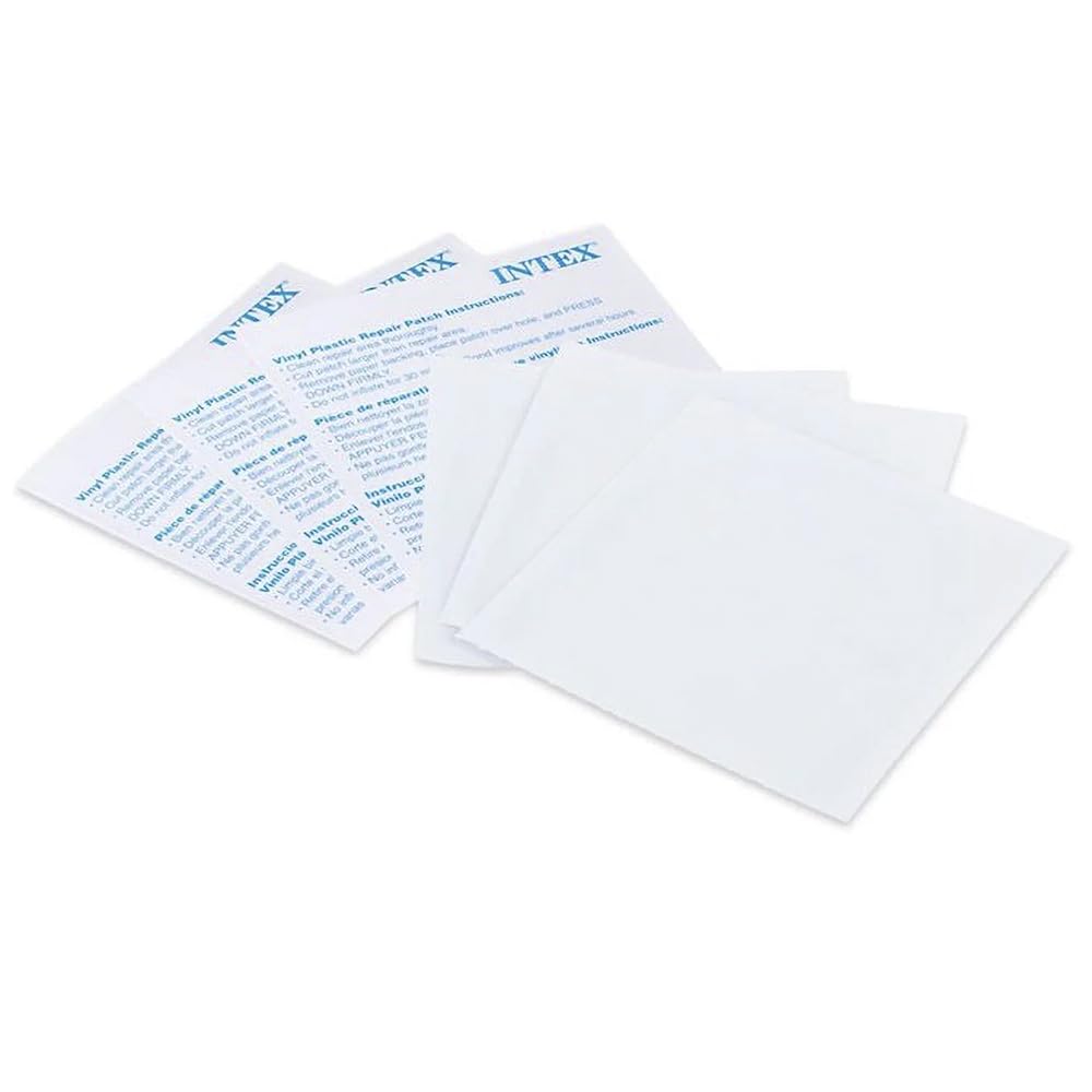 Intex vinyl patch 12-pack provides ready-to-use solutions for pool maintenance