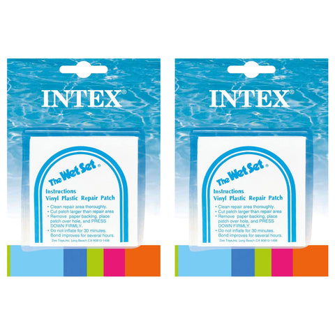 Intex Wet Set vinyl patch closeup for quick pool and tube repairs