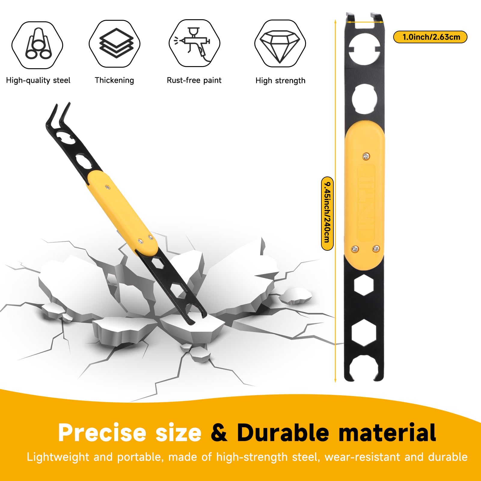INTII three-eighth-inch wrench facilitates bigger fittings on panels.