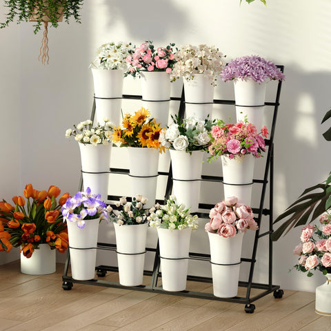 Invech sturdy metal frame ensures stable, durable displays