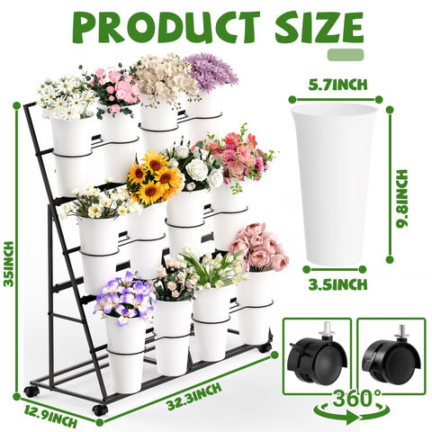 Invech stand suits weddings, gardens, and shops with elegant style