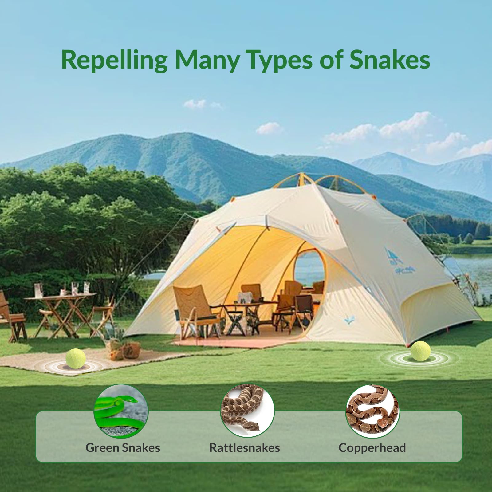 InviGuard pet safe snake-repellent balls protect yards without harming pets