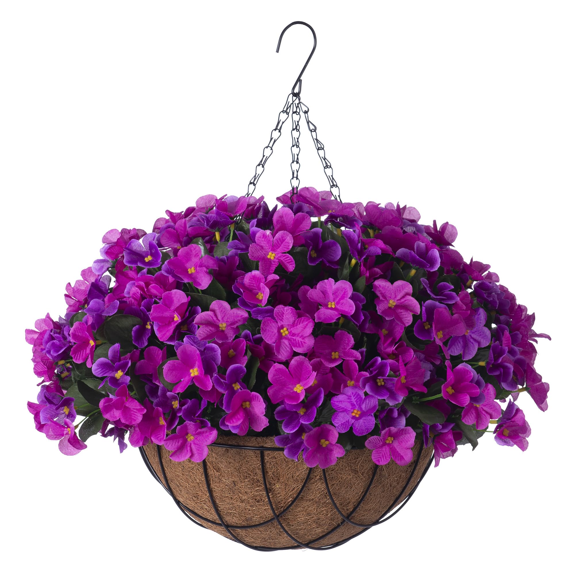 INXUGAO hanging hydrangea basket ready for easy outdoor decor assembly