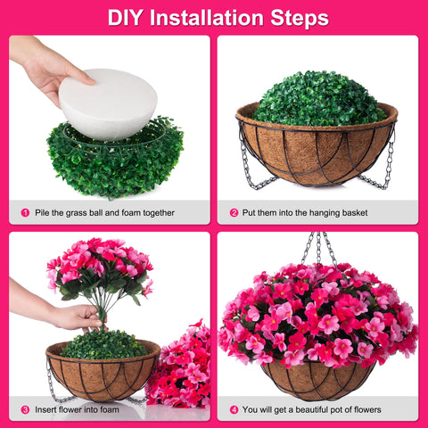 INXUGAO UV-resistant arrangement ideal for patios and porches with lasting color.