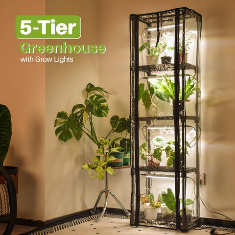 Inzlume Grow Light panel close-up demonstrates full-spectrum LEDs for robust seedling growth.