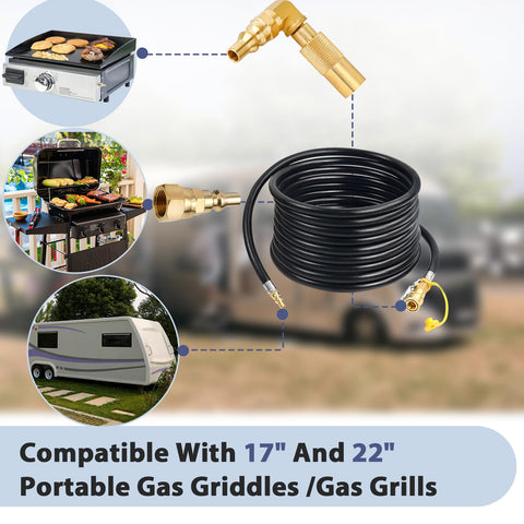 Durable rubber construction resists weathering for outdoor grilling