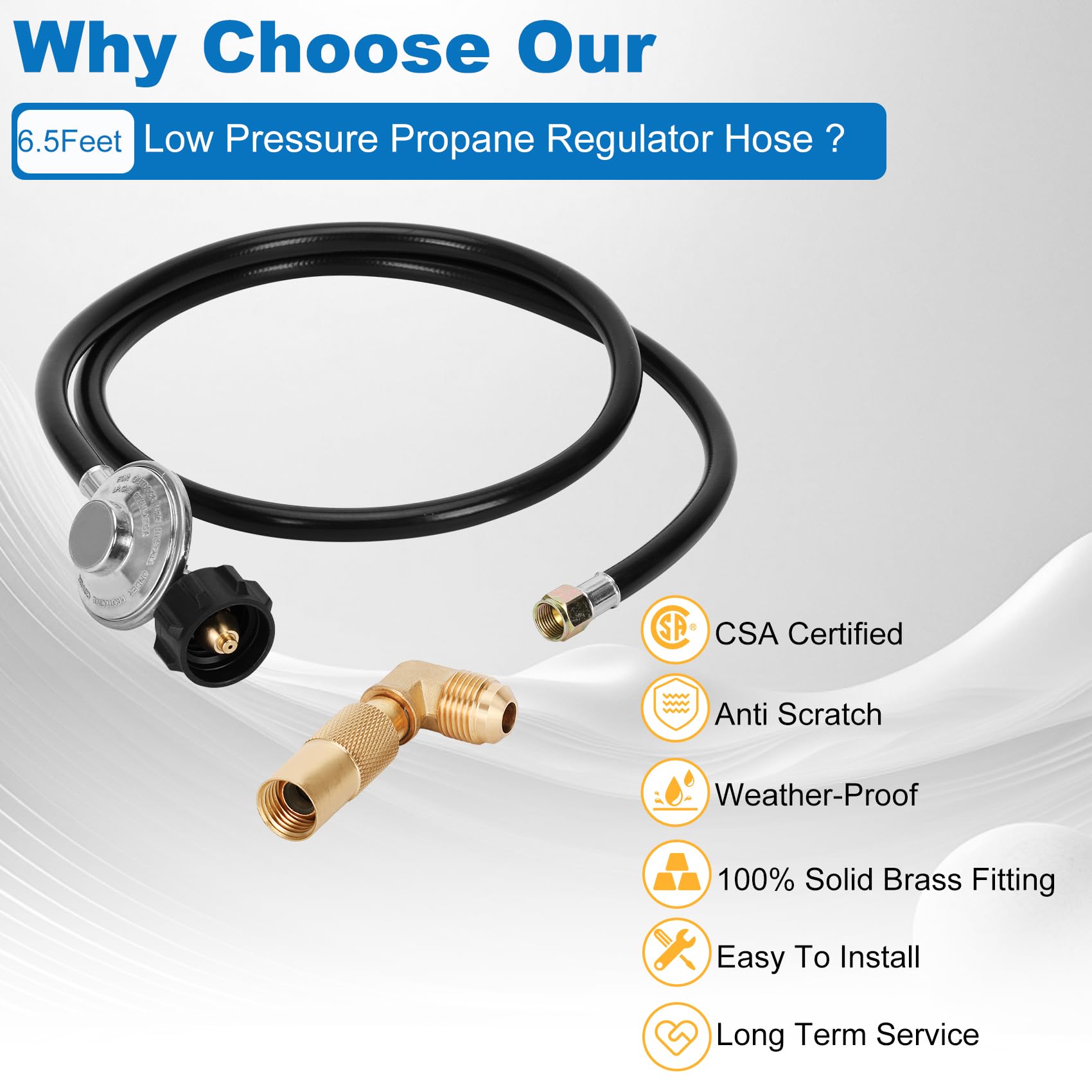 Iococee 3/8 inch female flare swivel ensures leak-free connections