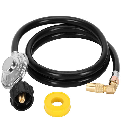 Iococee 6.5 ft propane regulator and hose for Blackstone griddle outdoor cooking