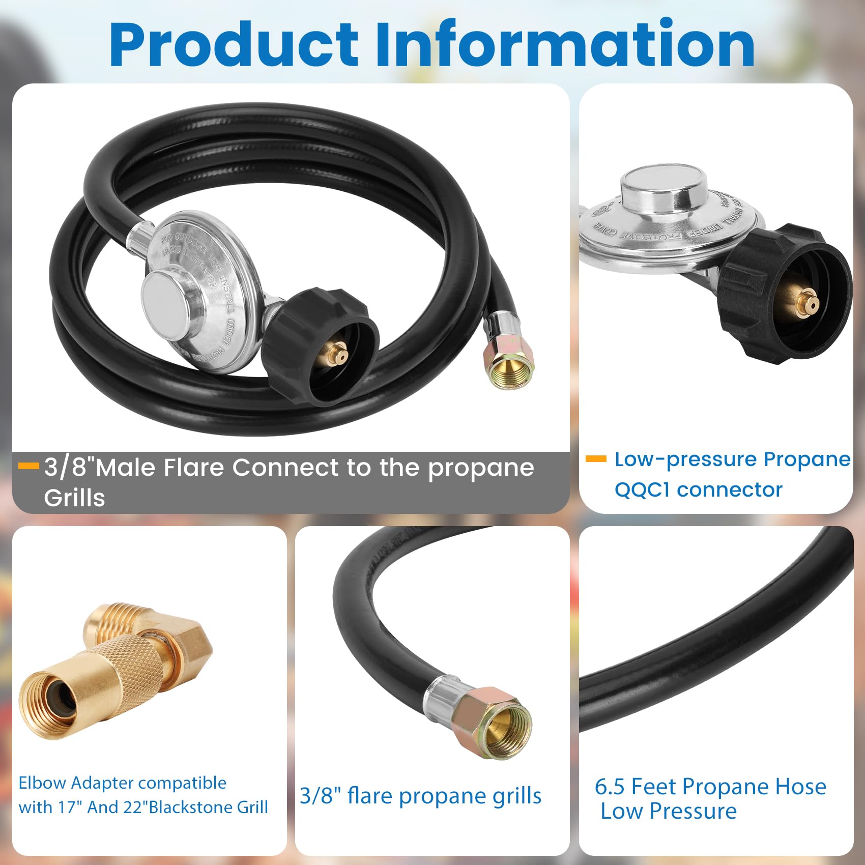 Iococee QCC1 universal regulator connects to most LP tanks safely
