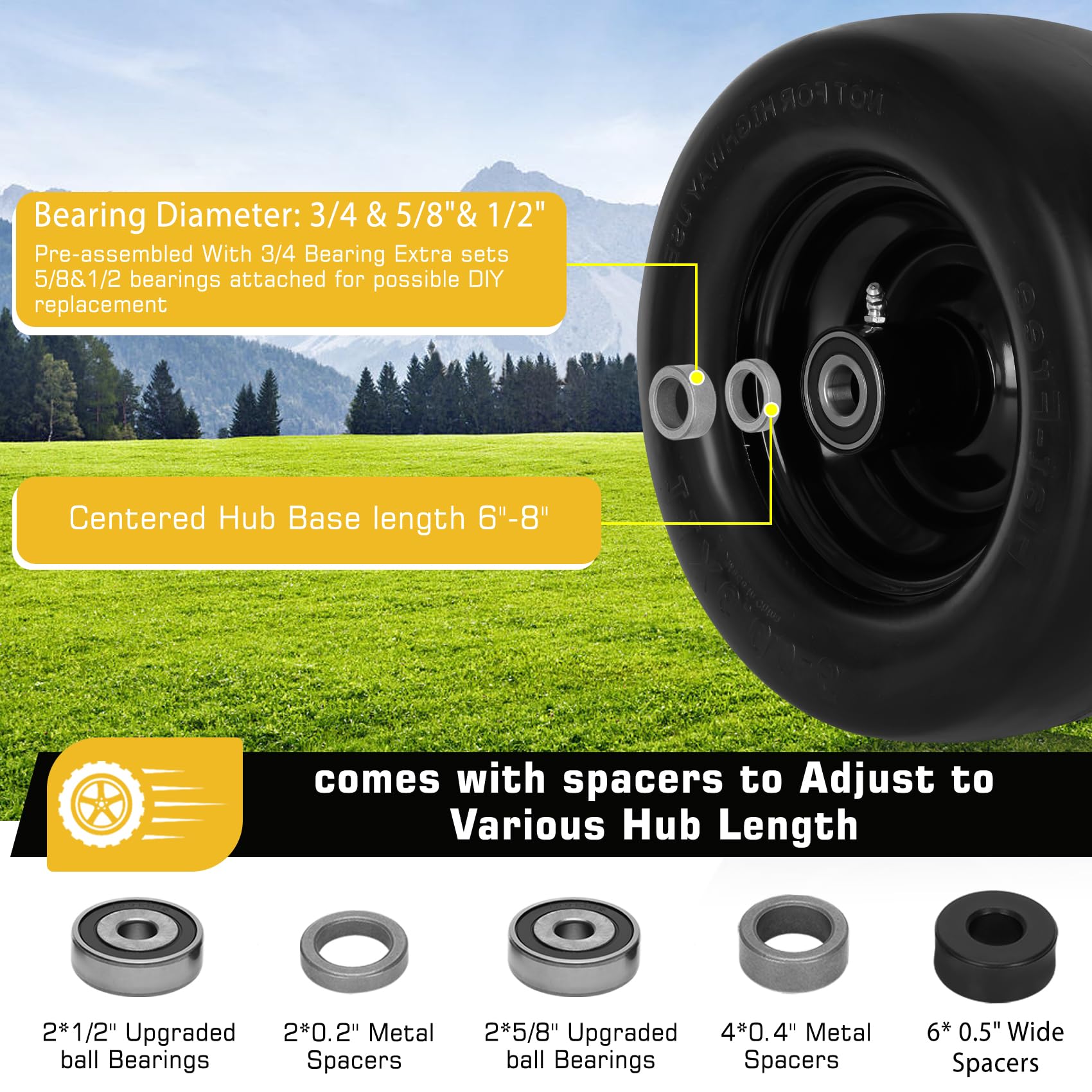 Iococee two-piece assembly ensures smooth operation and easy installation.
