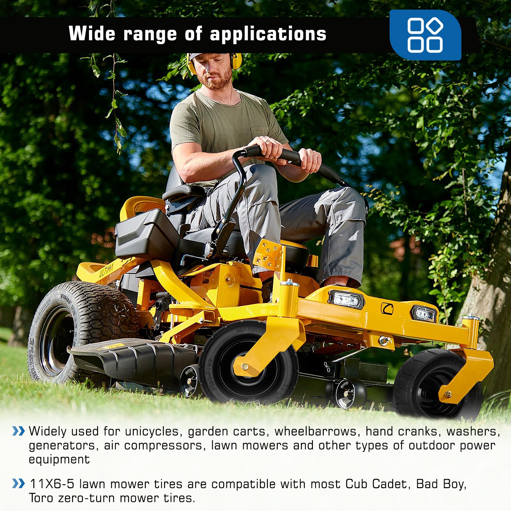 Iococee universal-fit image showing compatibility with multiple outdoor tools.