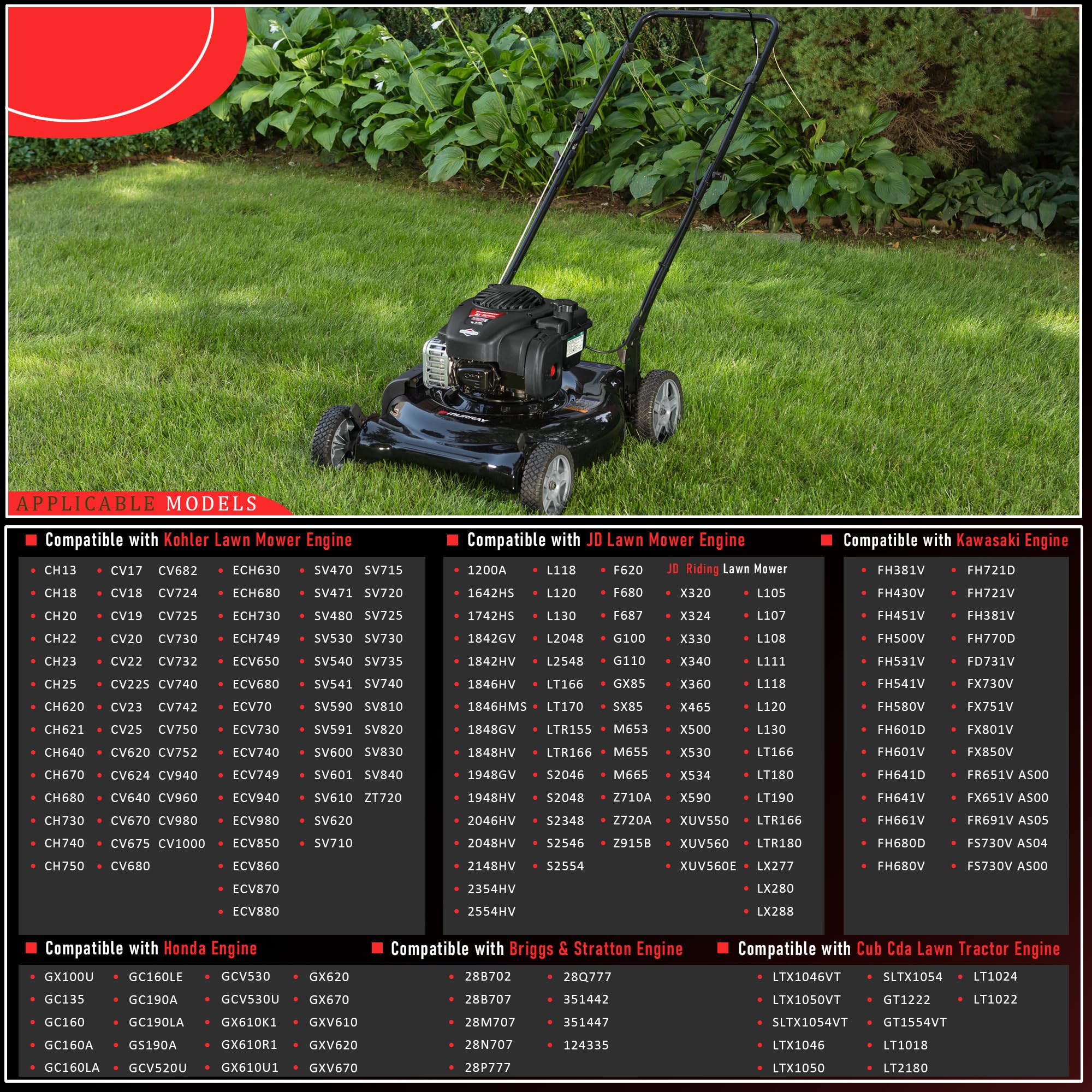 Ionela Briggs-Stratton compatibility close-up, steady fuel delivery.