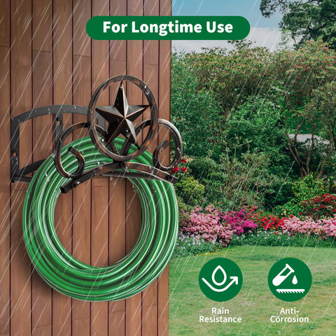 iphlitlvz wall mounted hose organizer easy installation with clear instructions