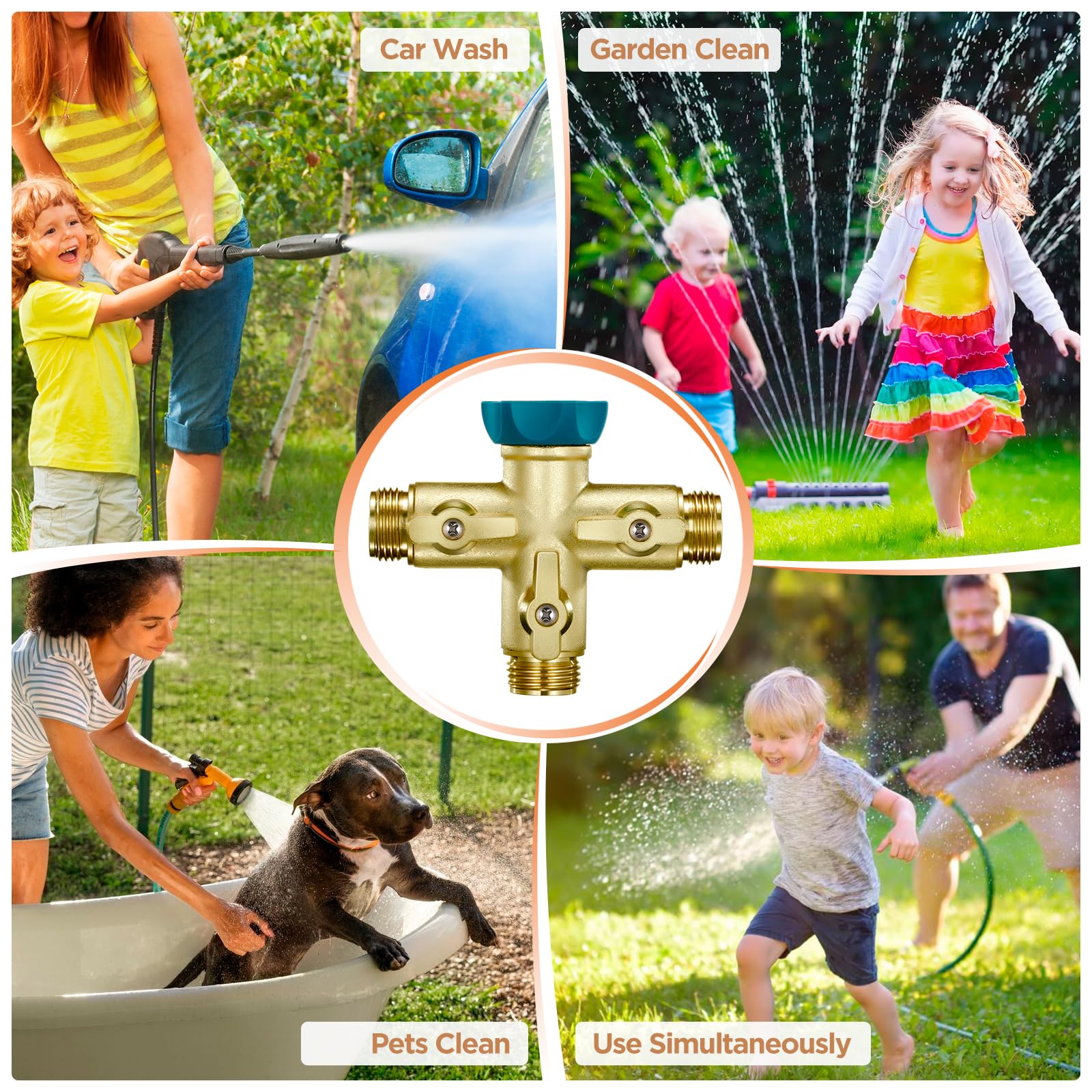 IPOW outdoor watering setup ideal for gardens and irrigation systems.
