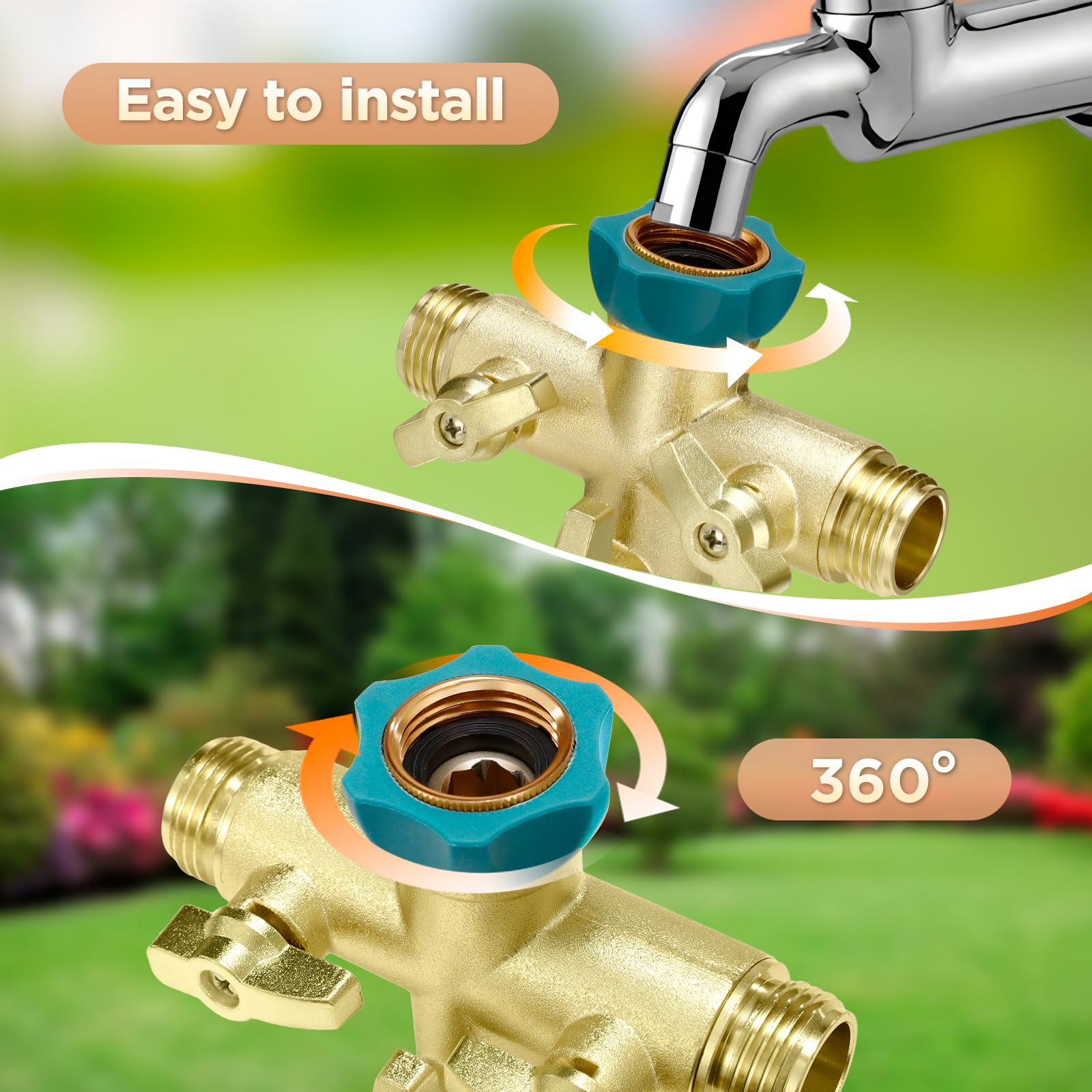 IPOW individual valve controls let you adjust each outlet independently.