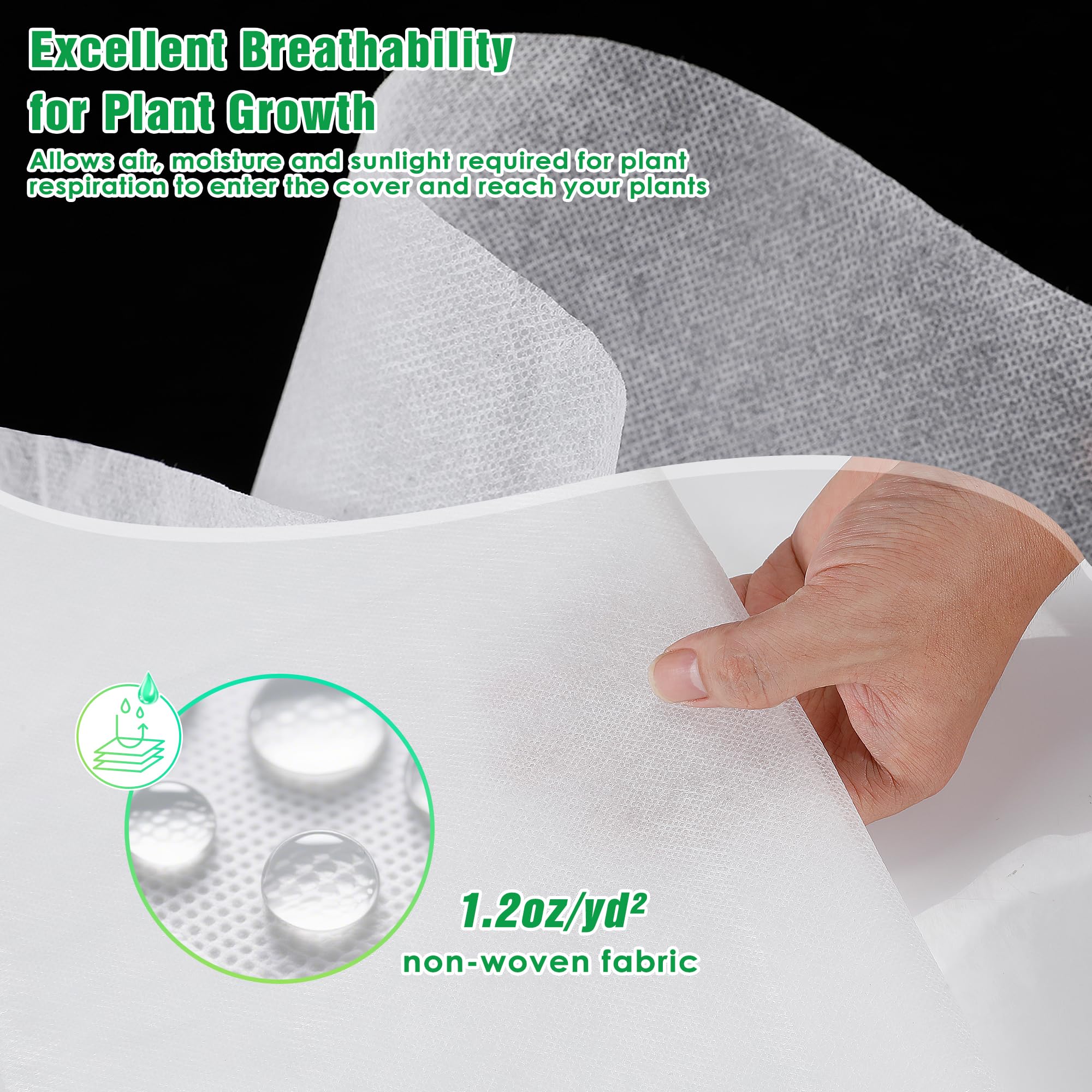 IPOW winter protection for outdoor garden keeps tender crops safer during frost