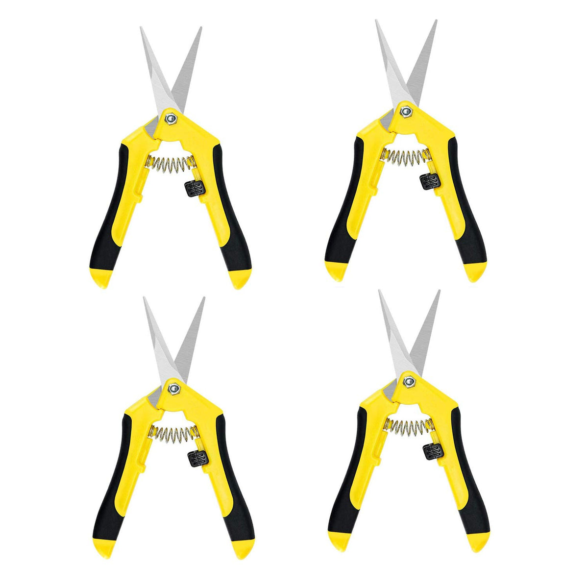 iPower 6.5-inch pruner with straight blades for precise bonsai trimming