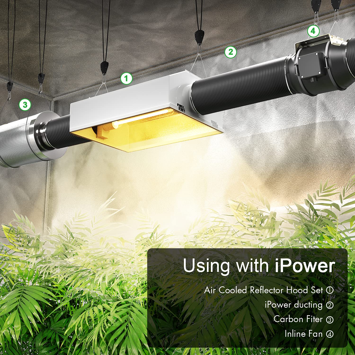 ipower bathroom vent helps moisture and odor removal.