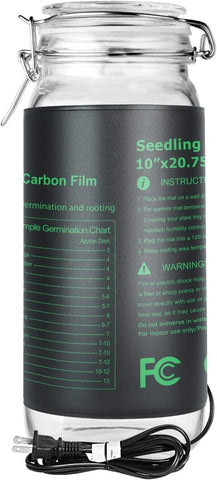 Even heating from the iPower mat raises root-zone temperature for healthier seedling development