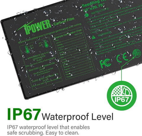 Ideal for indoor seed starts and hydroponic plant propagation