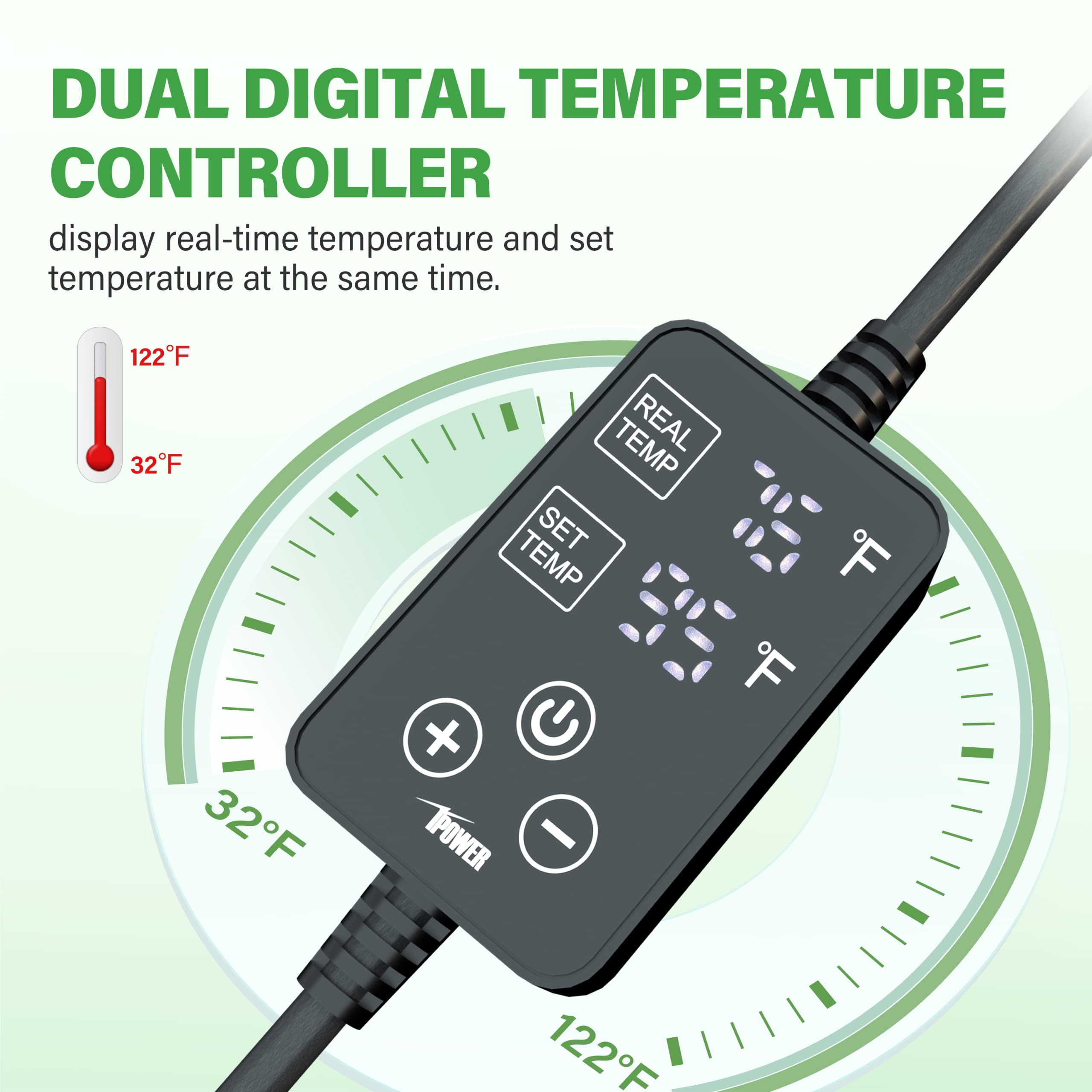 Durable power connection on the iPower mat withstands regular setup