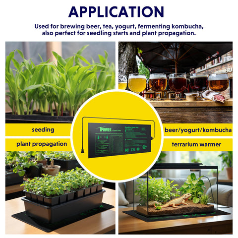 IPower uniform warmth pad helps maintain stable root-zone temperature.