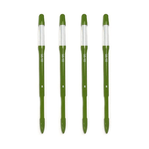 IPPINKA Sustee Aquameter green stick in soil showing moisture cues for care.