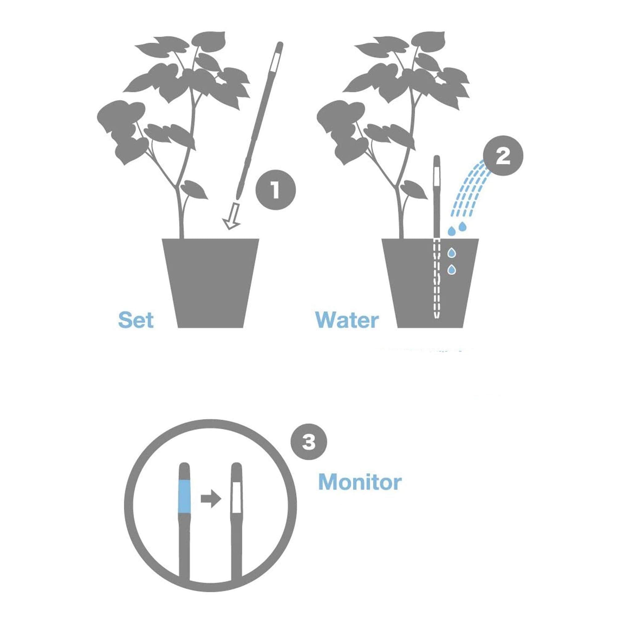 Durable polycarbonate body designed for long-term use in indoor planters.