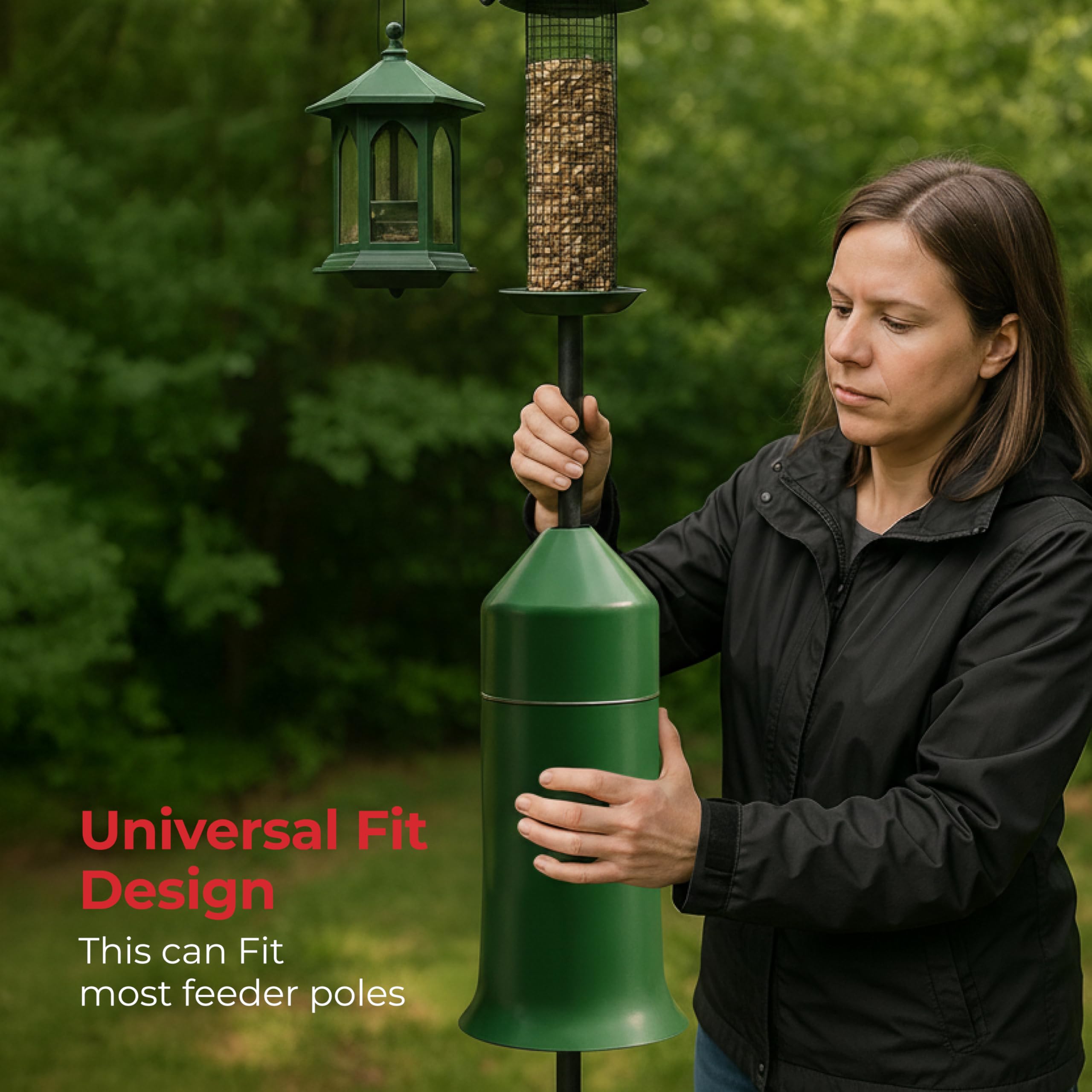 iPrimio weather-resistant baffle keeps its shape in rain, wind, and sun.