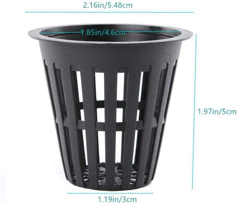 IPXEAD slotted mesh pot close-up highlighting durable, reusable plastic.