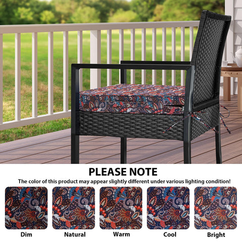 IPYNBAP 19x19x3 cushions fit most chairs.