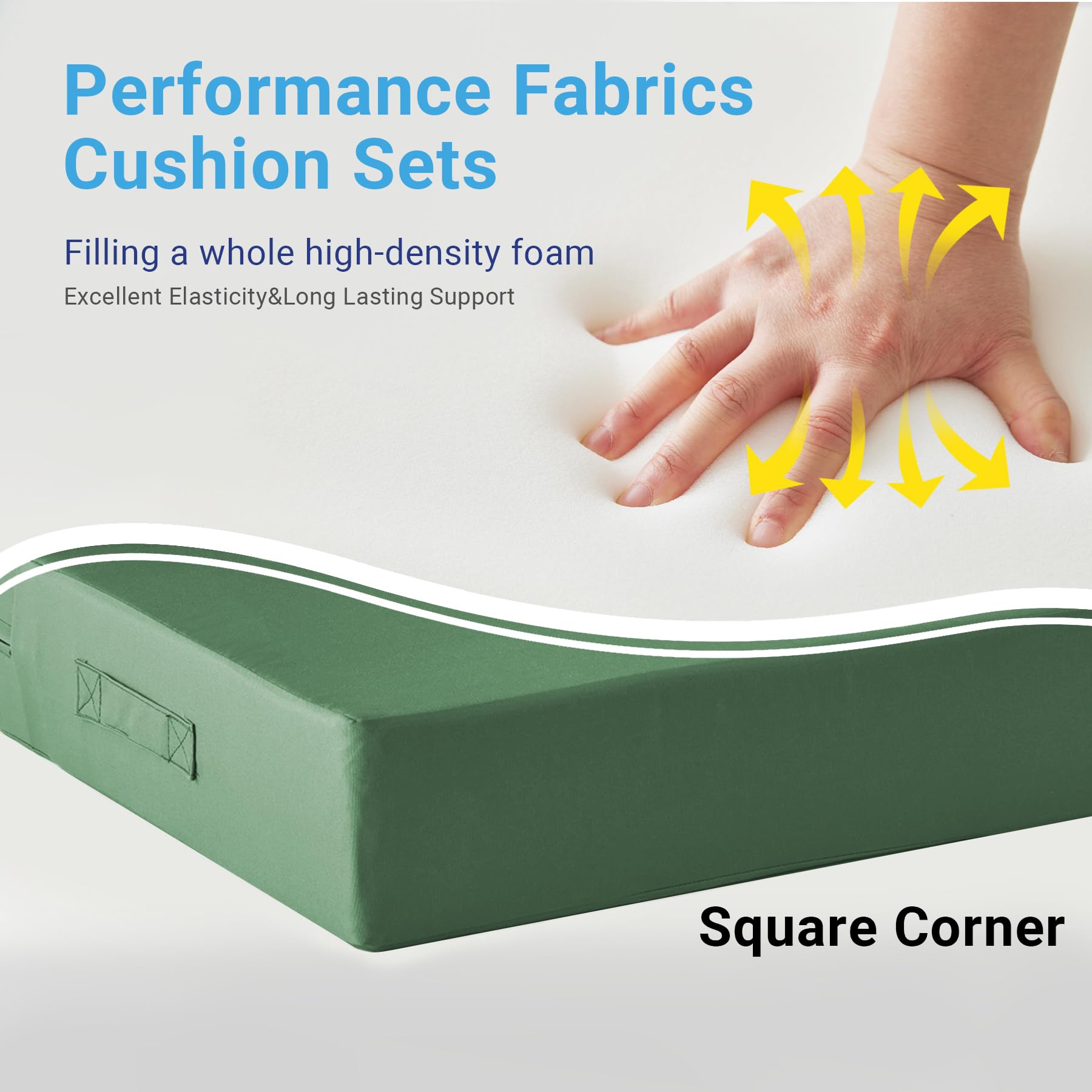 IPYNBAP 30D high-density foam provides firm, lasting support.