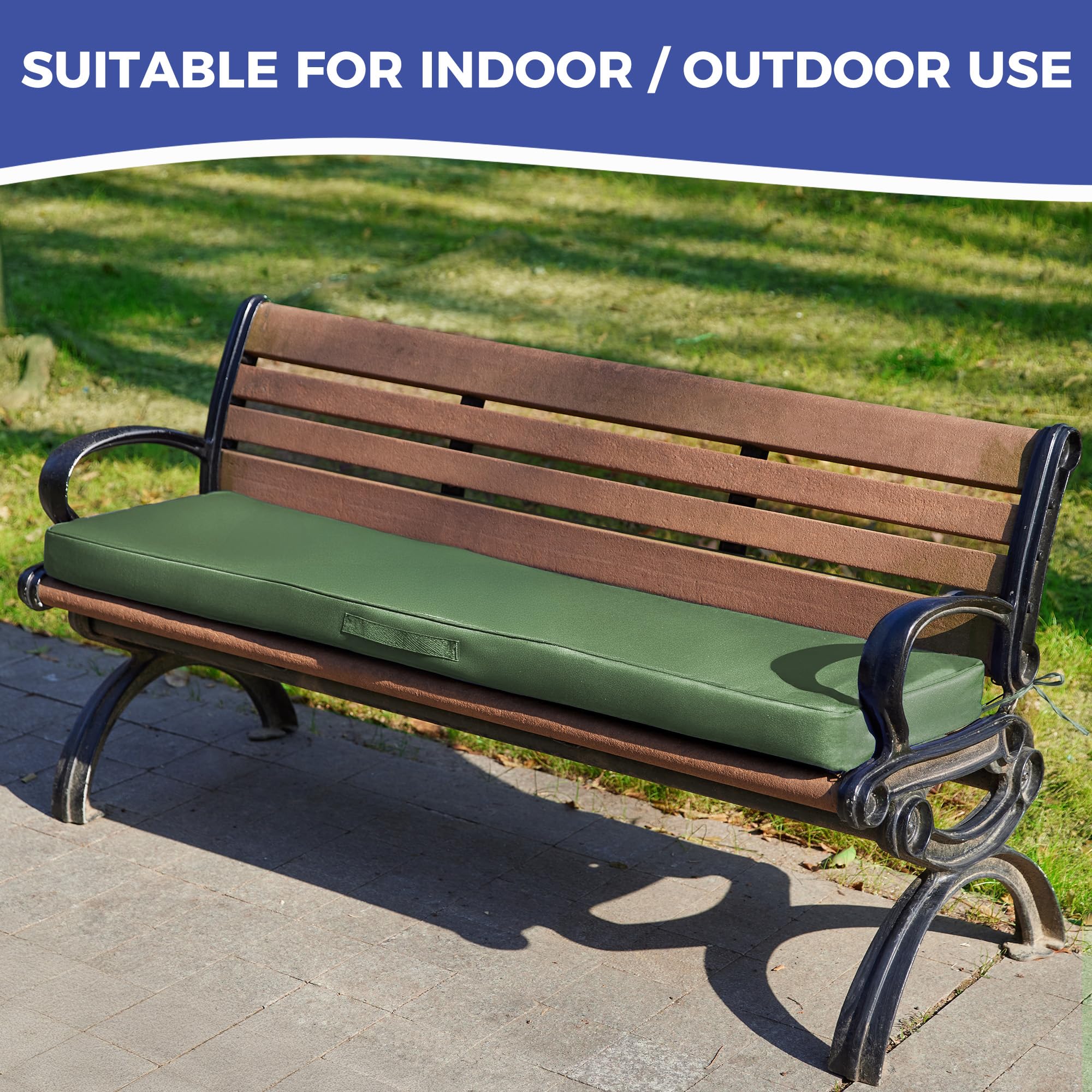IPYNBAP carry handle facilitates moving the cushion between spaces