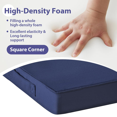 IPYNBAP cushion with hidden zipper for convenient cover removal and cleaning.