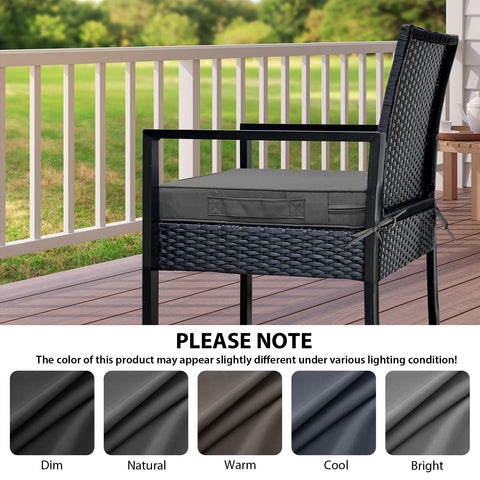 IPYNBAP cushions arranged on patio furniture for outdoor use.