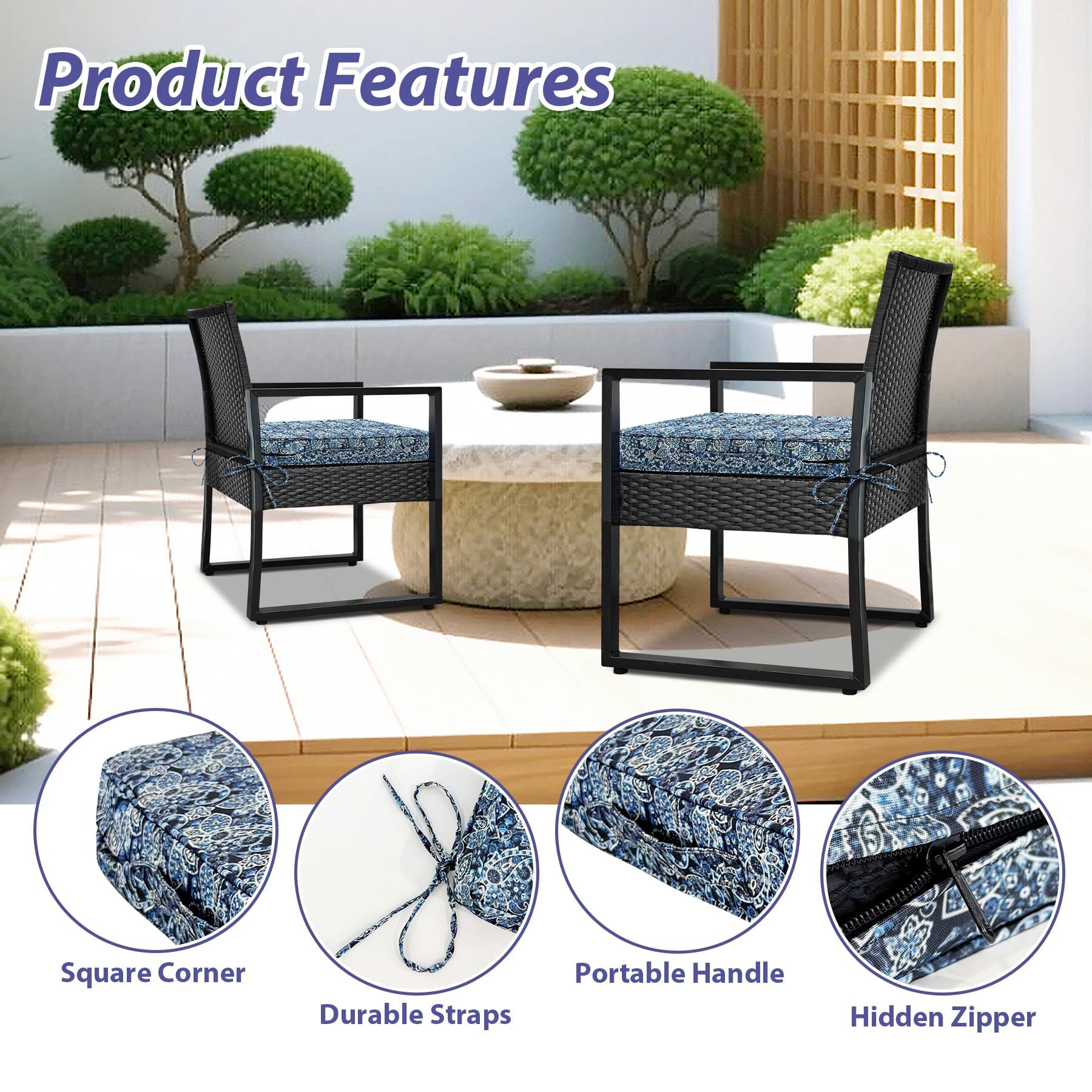 IPYNBAP cushions piped edges maintain shape and longevity