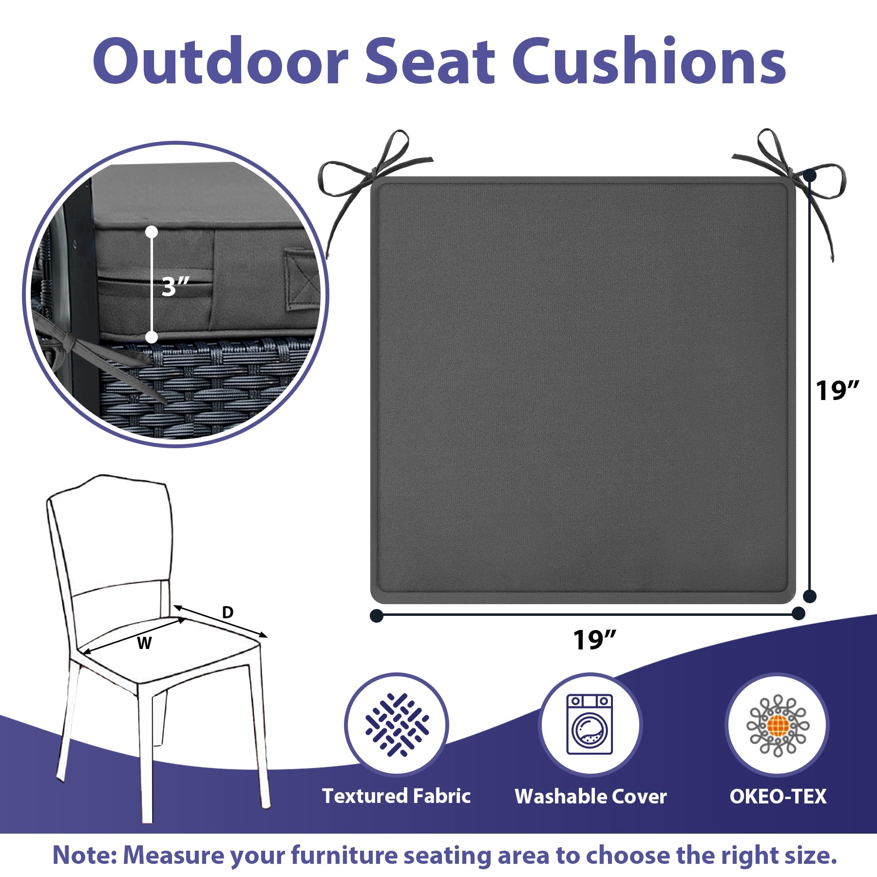 Removable IPYNBAP cushion cover ready for machine washing.