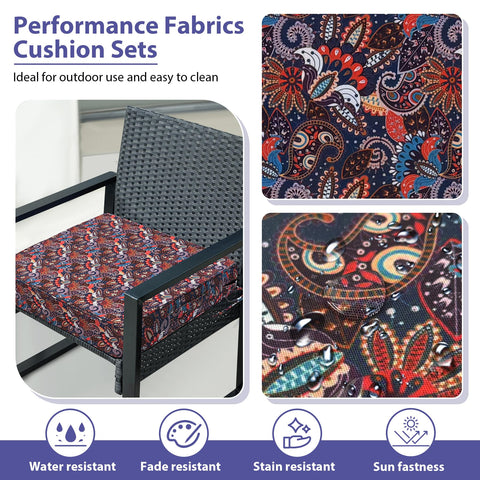 IPYNBAP high-density foam cushion delivers supportive comfort during outdoor use.