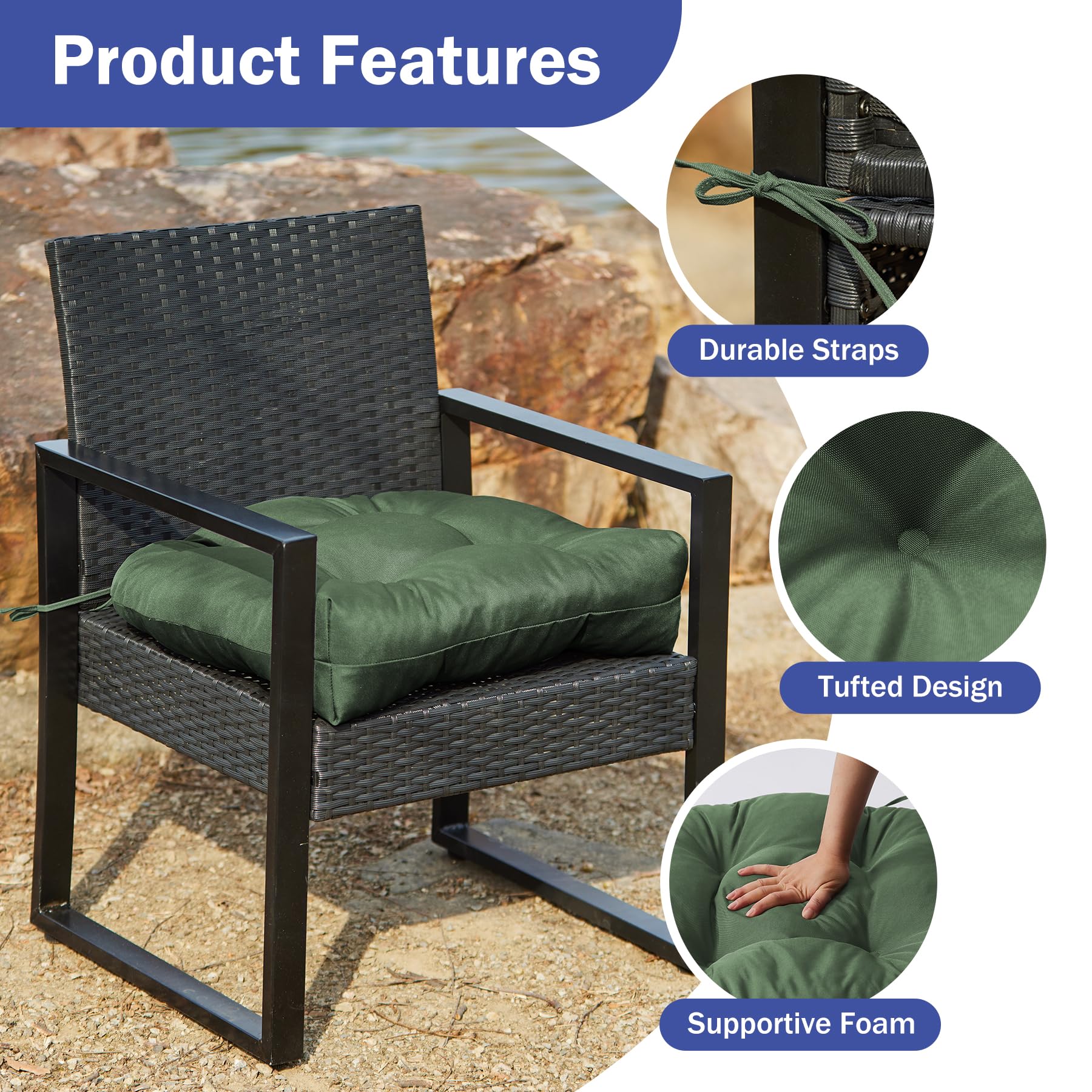 IPYNBAP high-density foam provides soft support and even weight distribution.