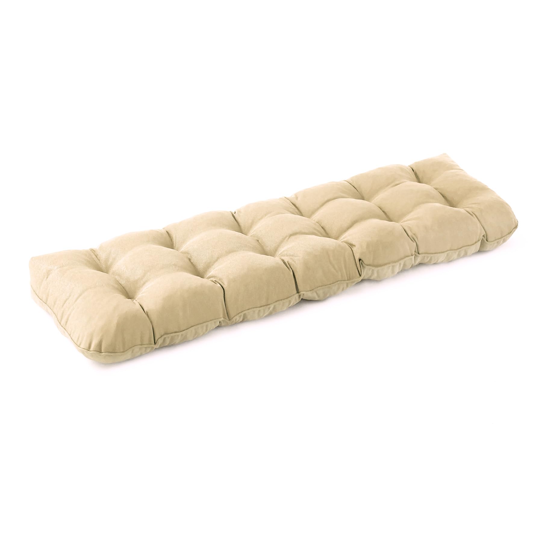 IPYNBAP beige outdoor bench cushion 48x18x5 for comfortable seating on patio or porch