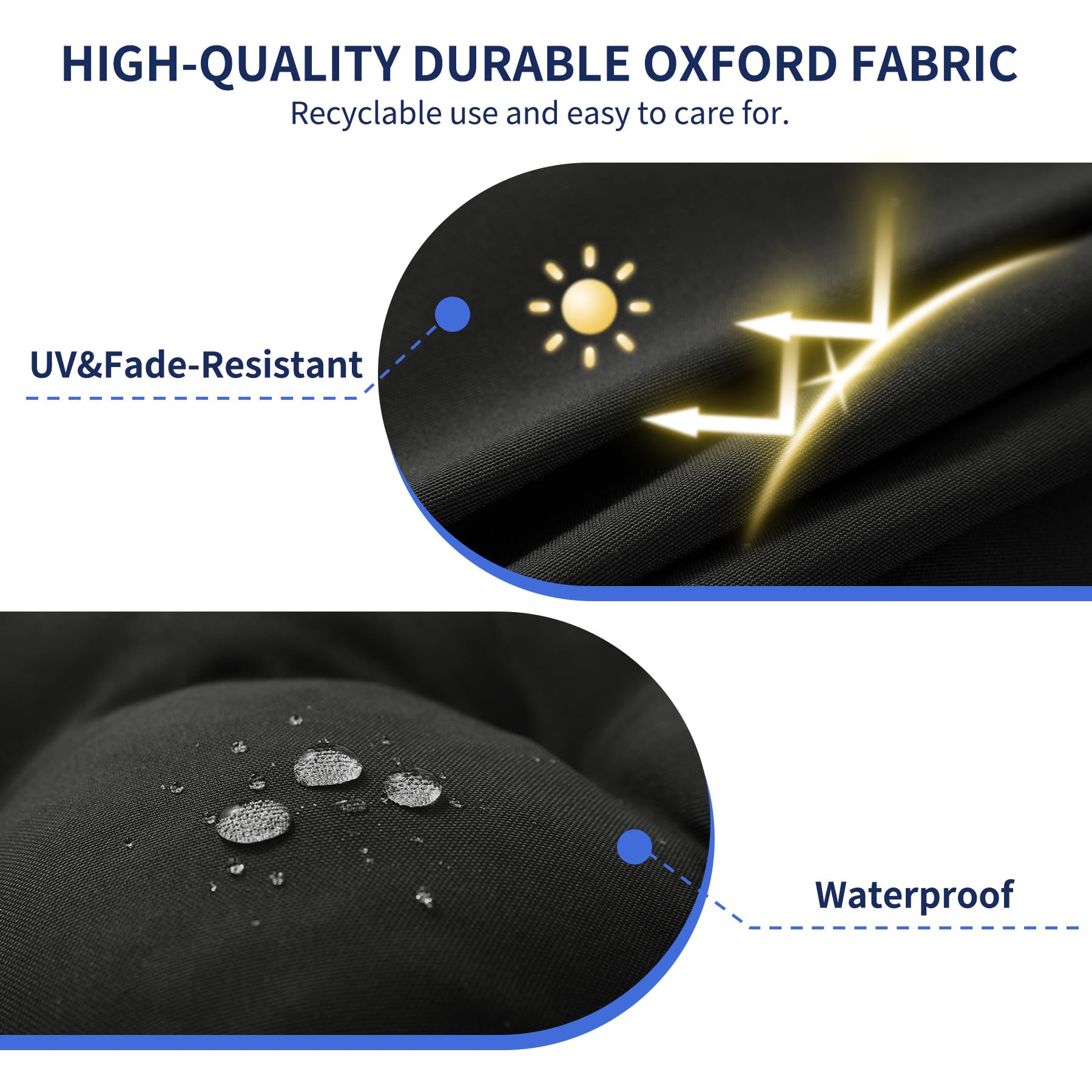 IPYNBAP waterproof fabric close-up with weather-ready design