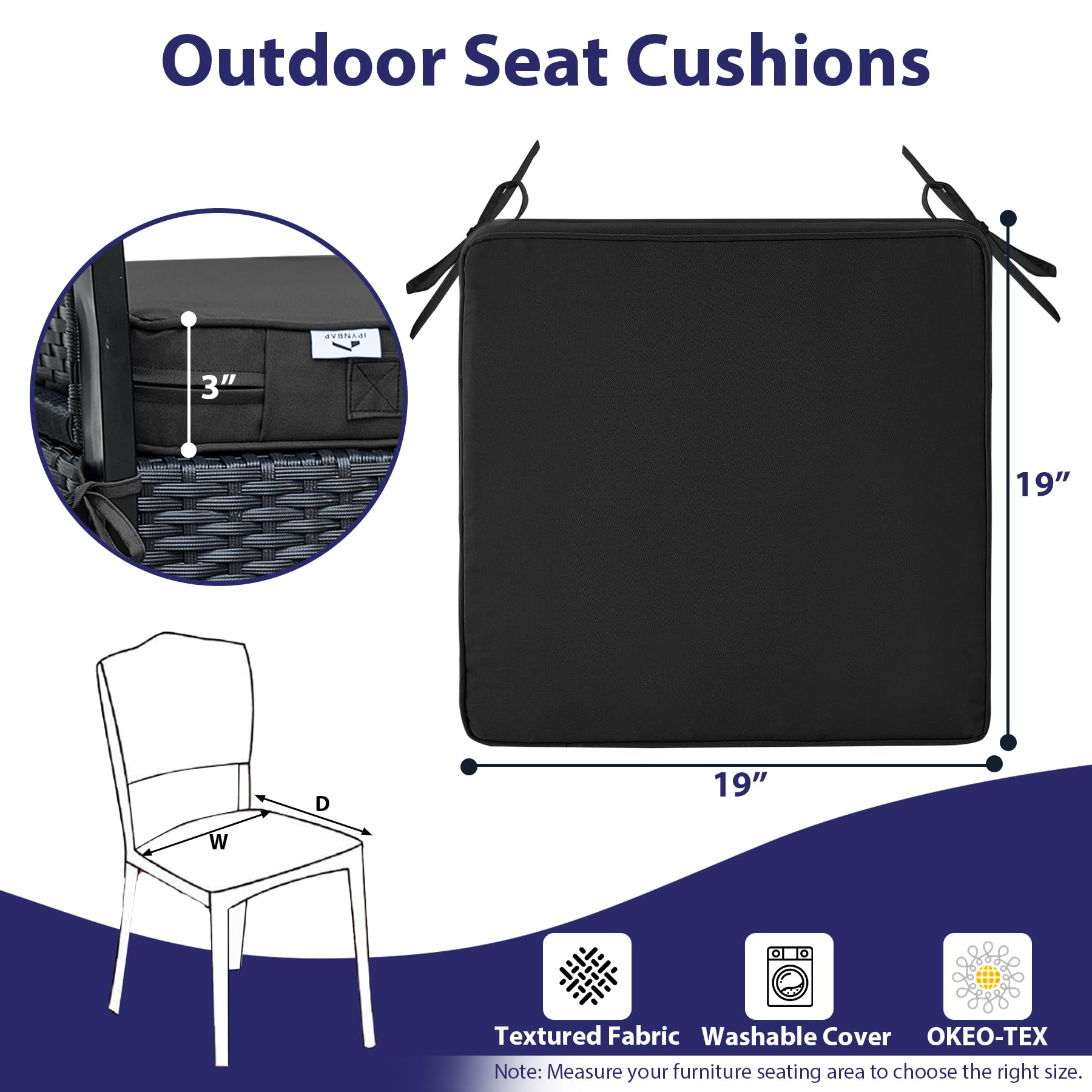 IPYNBAP removable cover detached for easy machine washing