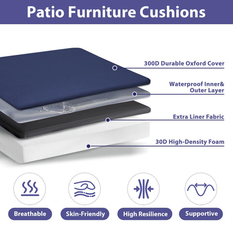 IPYNBAP set of four cushions with ties and a handle for secure seating.