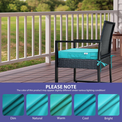 IPYNBAP teal outdoor cushion with carry handle for portability