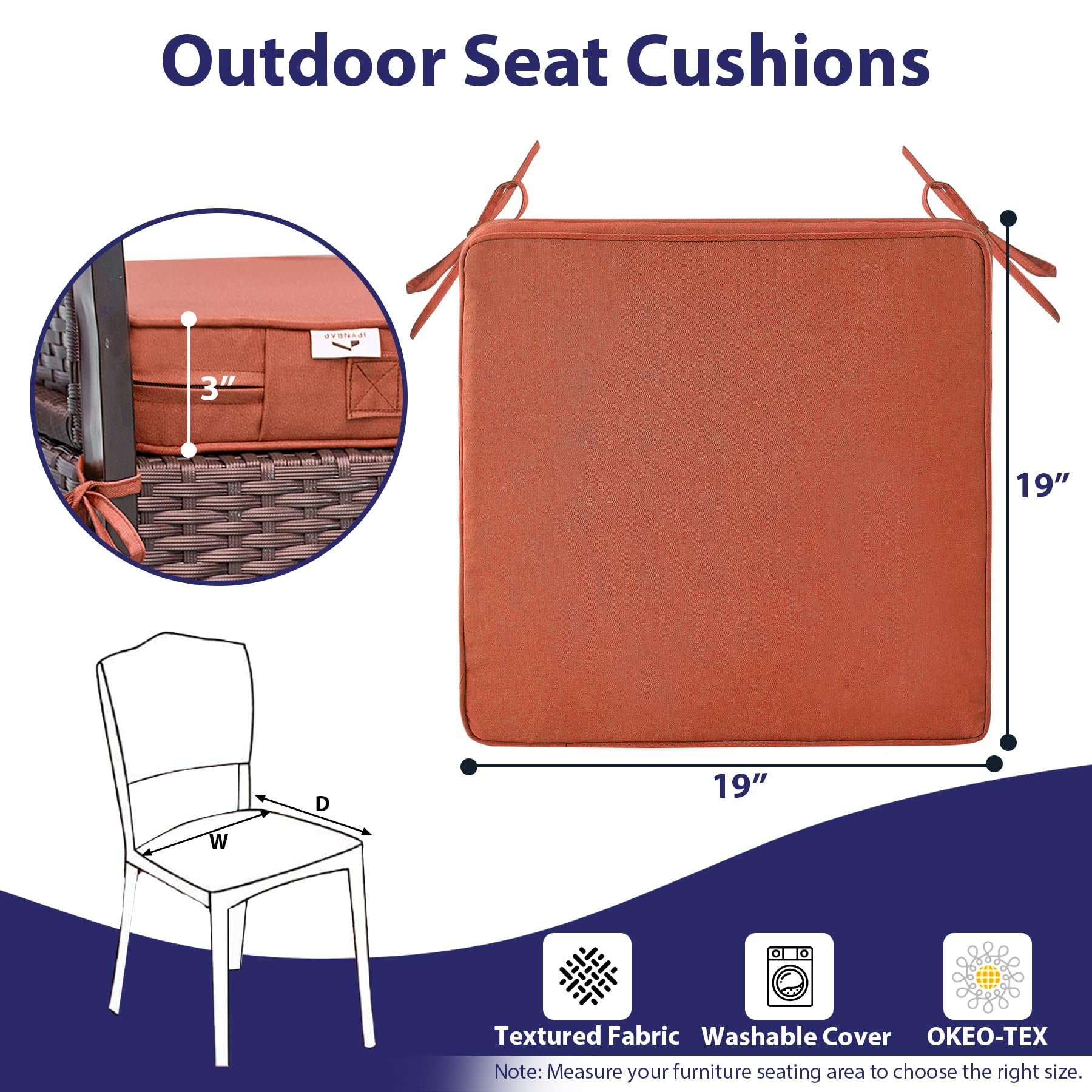IPYNBAP removable cover allows easy machine washing.