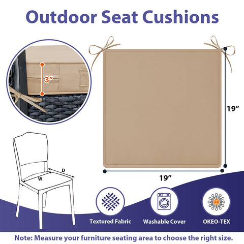 IPYNBAP hidden zip and piped edges maintain sleek, durable cushions.