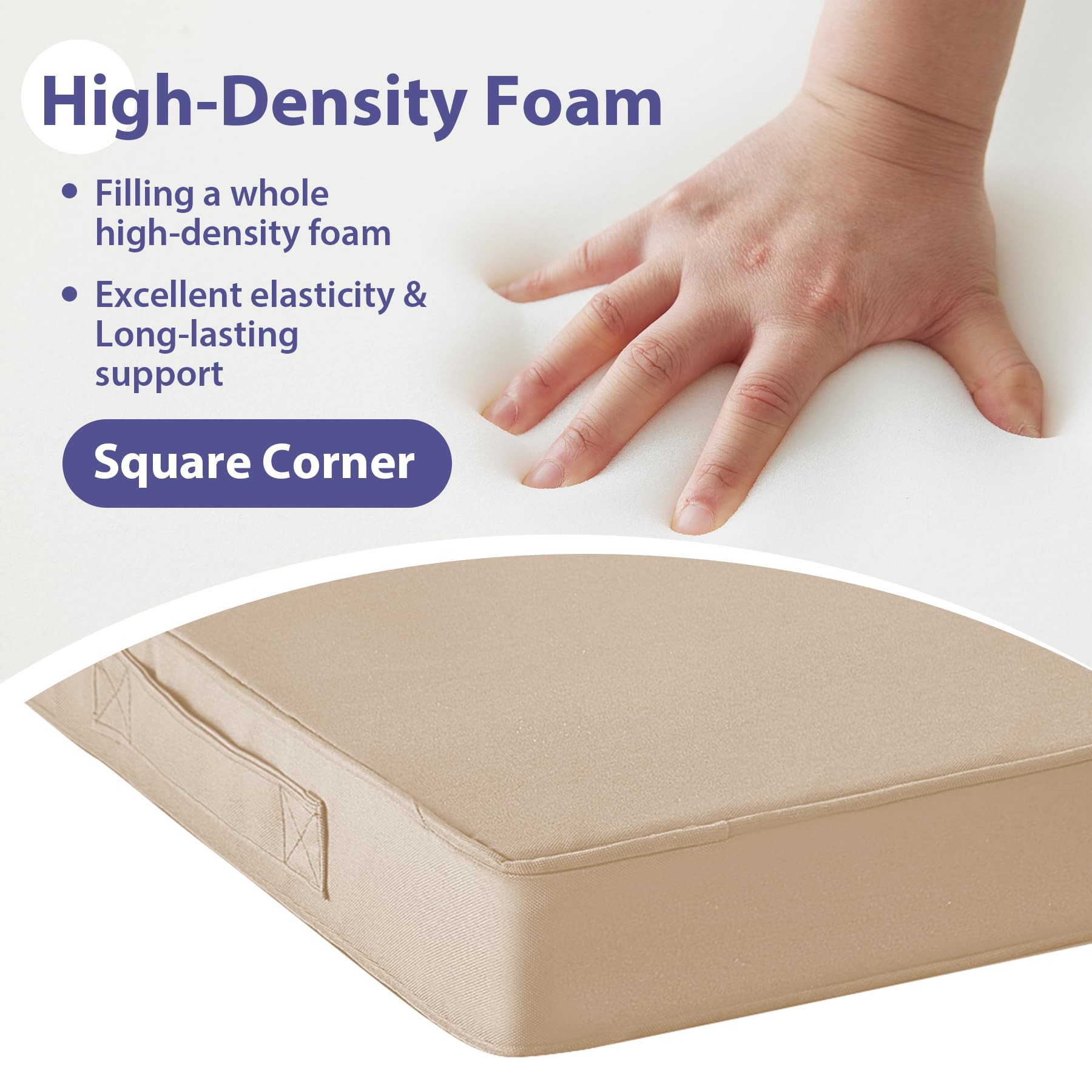 IPYNBAP removable covers machine washable for easy cleaning.