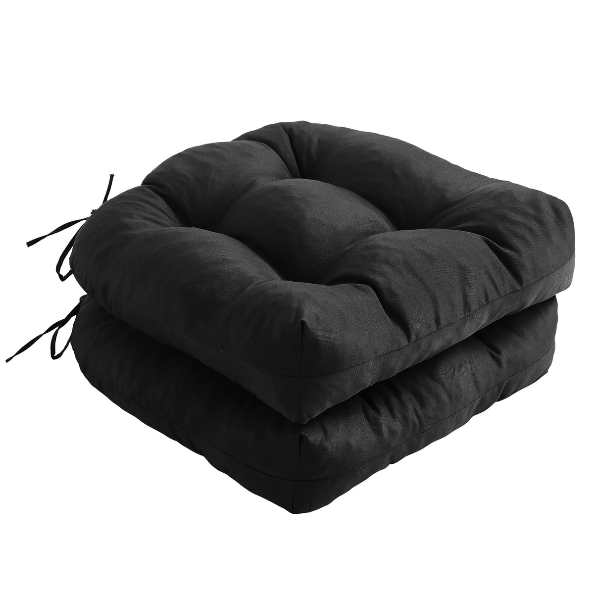 IPYNBAP outdoor chair cushions set of 2 with tufted design for all-weather comfort.