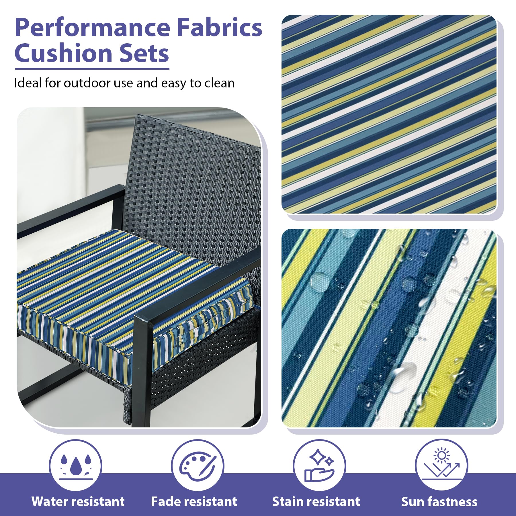 IPYNBAP high-density foam cushion delivering firm support for comfortable seating.
